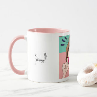 Caneca Rosa Reed Java Mug