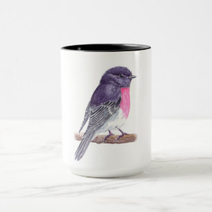 Caneca Rosa robin