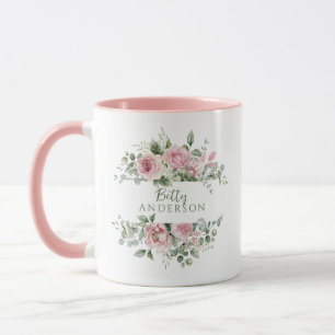 Caneca Rosa Rosa Pink Personalizada