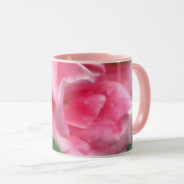 Caneca Rosa Rosa Rosa Rosa Rosa Rosa Rosa, Cheio, Sangue, (Frente Esquerda)