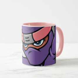 Caneca Rosa Roxo Ninja