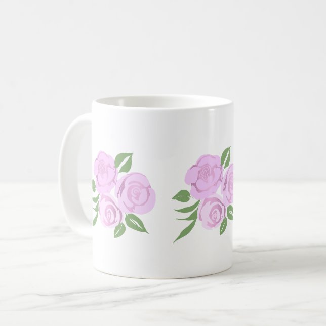 Caneca Rosa Suave (Frente Esquerda)