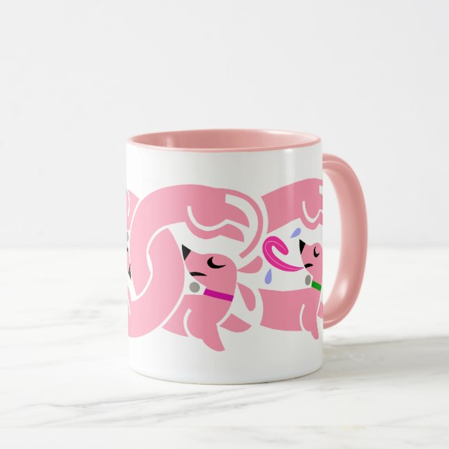 Caneca Rosa Torcida (Frente Esquerda)