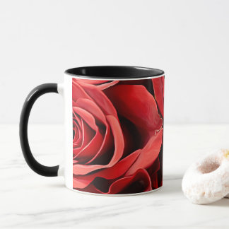 Caneca Rosa vermelha