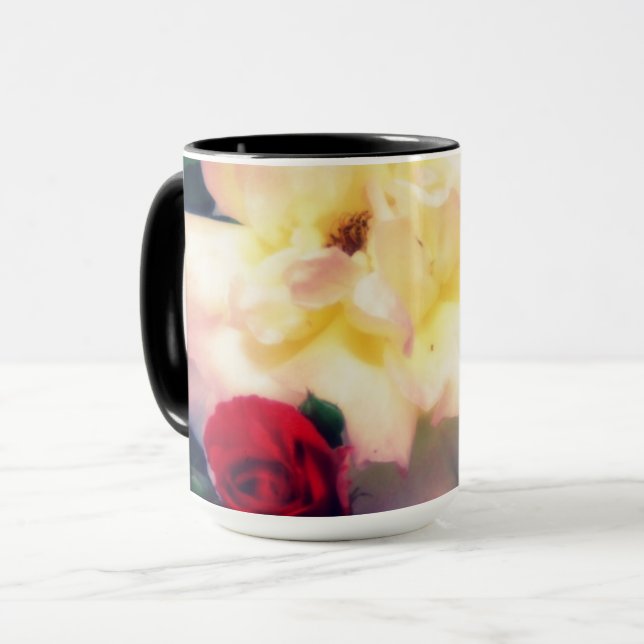 Caneca Rosa vermelha Bud Bepra (Frente Esquerda)