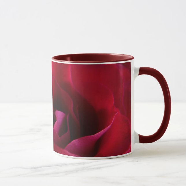 Caneca Rosa vermelha Café Mug Linda Rosa vermelha Mugs (Direita)