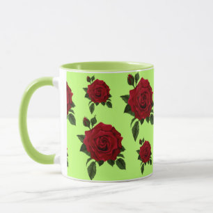Caneca Rosa vermelha Mug