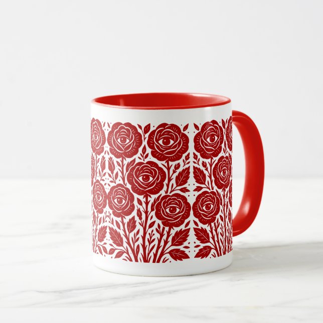 Caneca Rosas (Frente Esquerda)