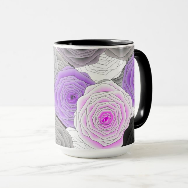 Caneca Rosas (Frente Esquerda)