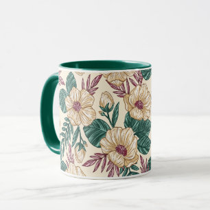 Caneca Rosas