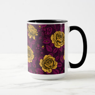 Caneca Rosas amarelas