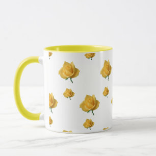 Caneca Rosas Amarelas