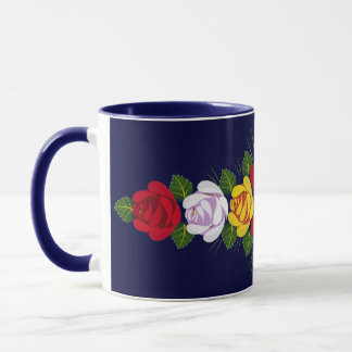 Caneca Rosas britânicos do canal