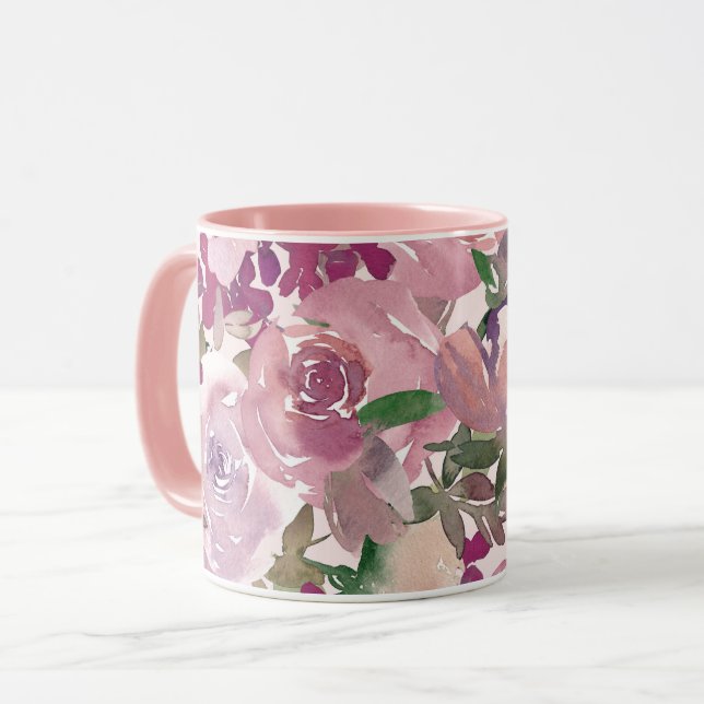 Caneca Rosas de Borgonha (Frente Esquerda)