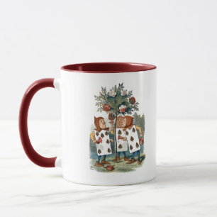 Caneca Rosas de pintura - Alice no País das Maravilhas