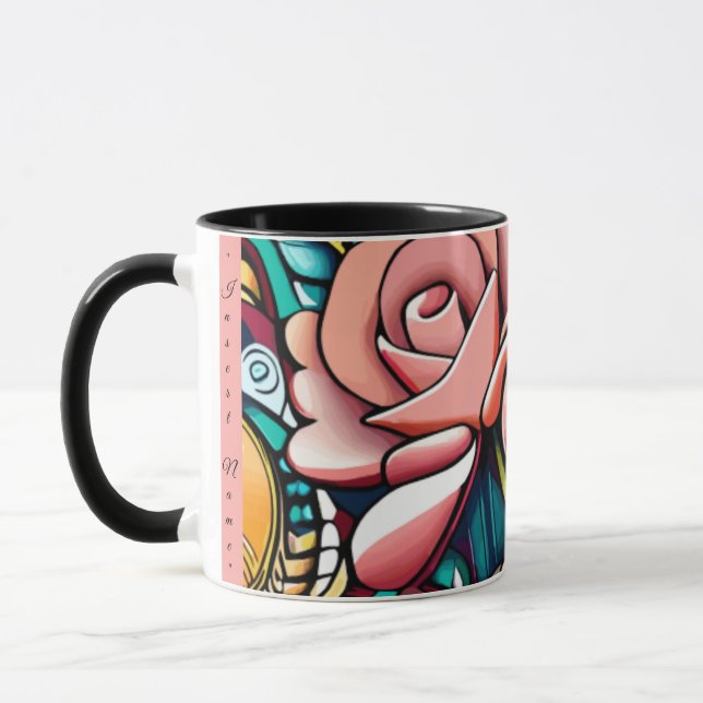 Caneca Rosas duplos: um arranjo flexível espetacular (Esquerda)
