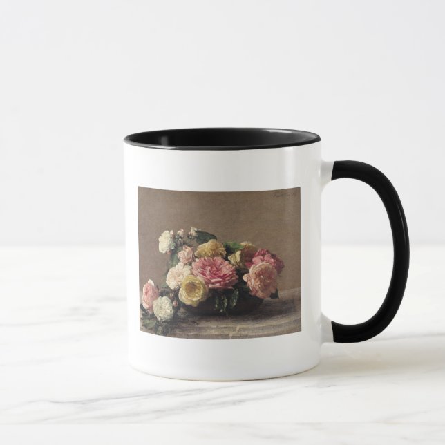 Caneca Rosas em um prato, 1882 (Direita)