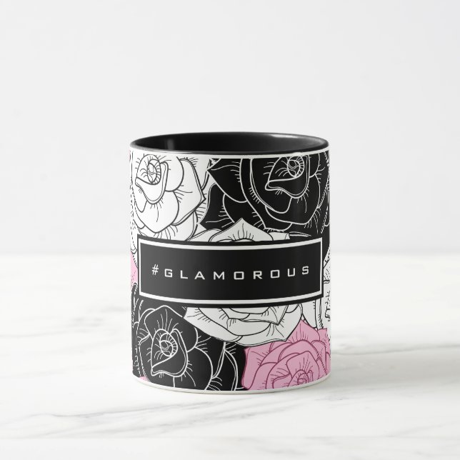 Caneca Rosas modernos (Centro)
