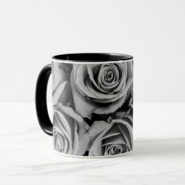 Caneca Rosas Monocromáticos