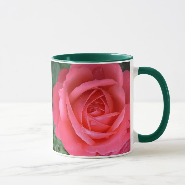 Caneca Rosas rosa Mug Coffee Cup Belo Decinto Rosa (Direita)