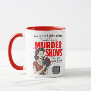Caneca rosas são vermelhas, violetas são azuis