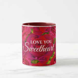 Caneca Rosas Vermelhas Eu Te Amo Nome