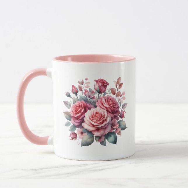 Caneca Rose Bouquet Floral Design- 62101 (Esquerda)