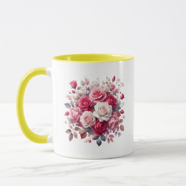 Caneca Rose Bouquet Floral Design- 62104 (Esquerda)