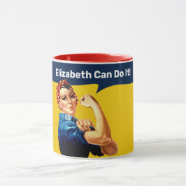 Caneca Rosie the Riveter | Mug | Personalizar