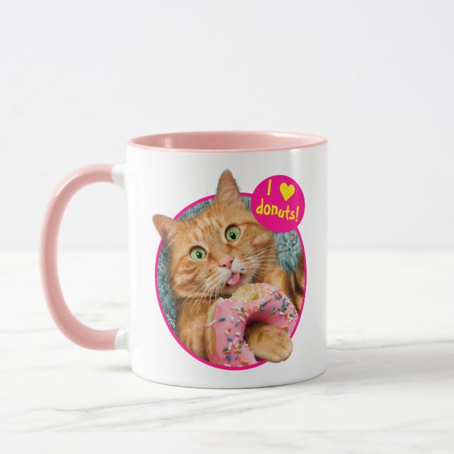 Caneca Rosquinha para alimentação de gatos (Esquerda)