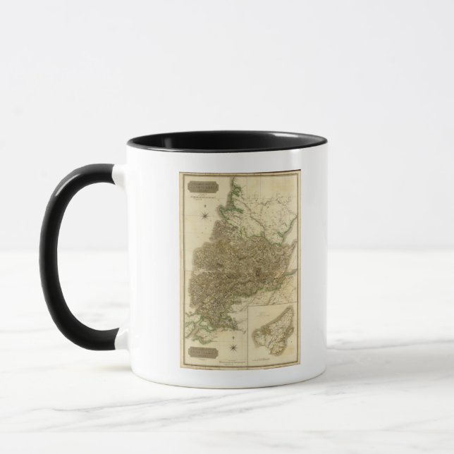Caneca Ross compósito, Shires Cromarty (Esquerda)