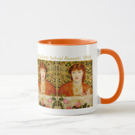 Caneca Rossetti Regina Cordium  CC0505 Pre-Raphaelite
