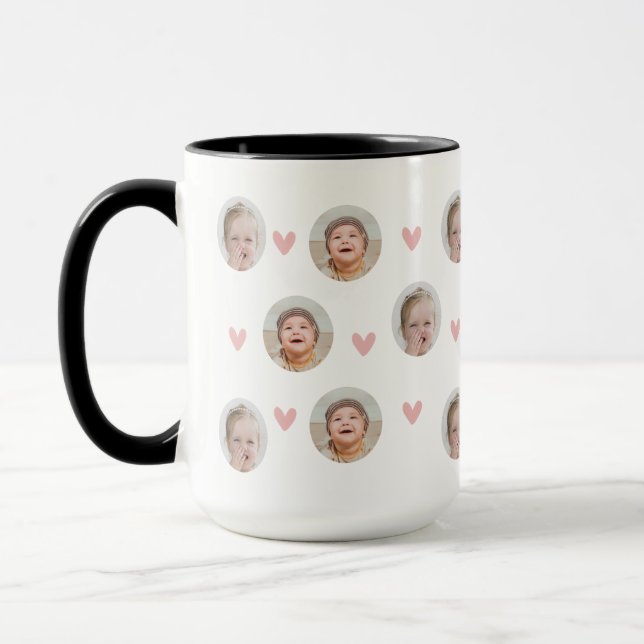 Caneca Rosto de Bebê, Caneca Personalizada, Caneca (Esquerda)
