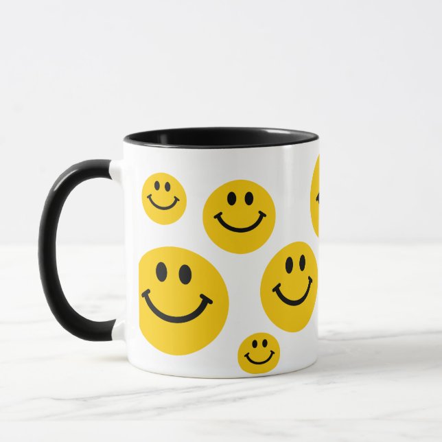 Caneca Rosto Feliz Amarelo (Esquerda)