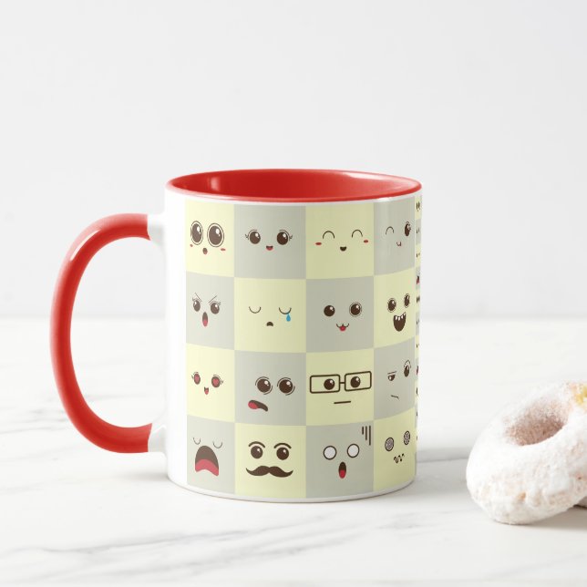 Caneca Rosto fofo (Com Donut)