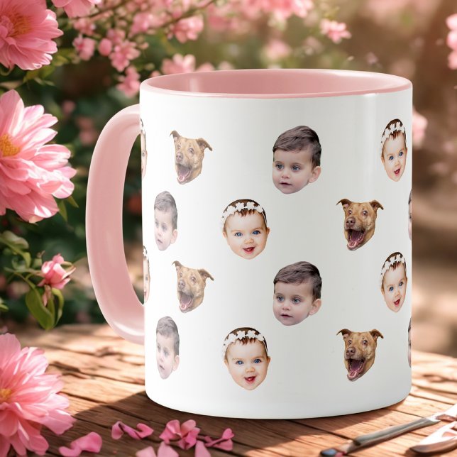 Caneca Rosto Personalizado, Oferta Única de 3 Fotos para  (Criador carregado)