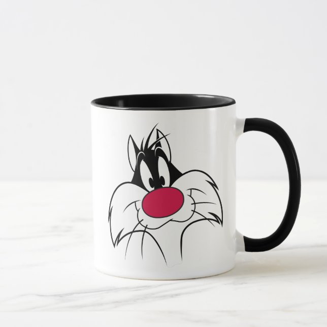 Caneca ROSTO Vermelho do SYLVESTER™ (Direita)