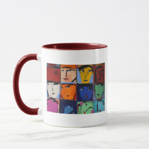 Caneca Rostos