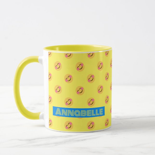 Caneca Rostos Felizes e Sorridentes (Esquerda)