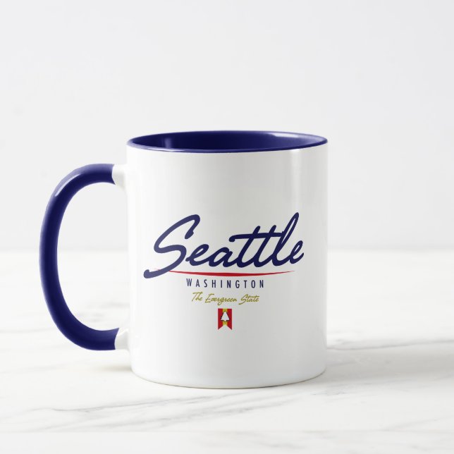 Caneca Roteiro de Seattle (Esquerda)