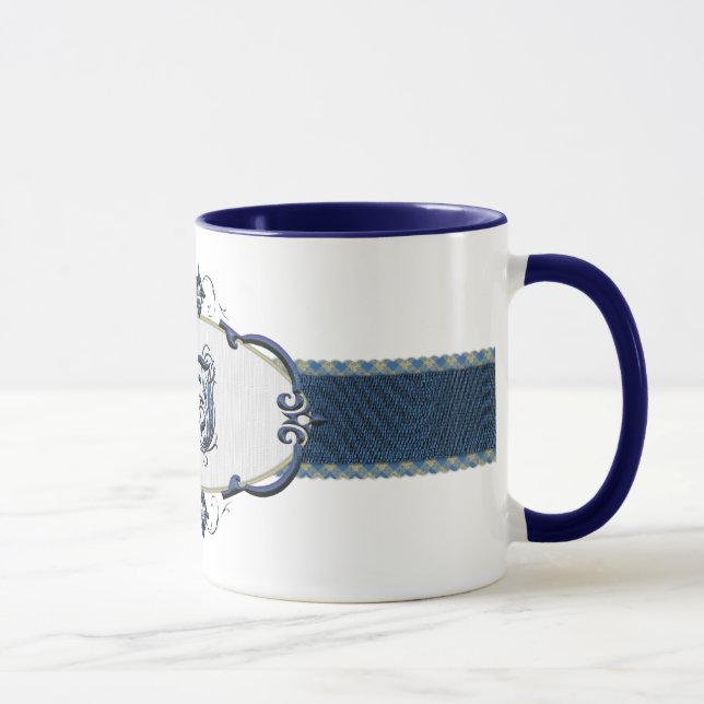 Caneca Rothenburg Blue Monograma-Letra I (Direita)