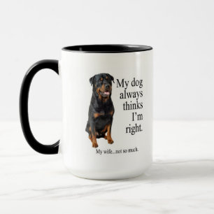 Caneca Rottie vs Wife Mug