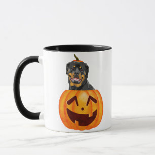 Caneca Rottweiler - Café de Halloween