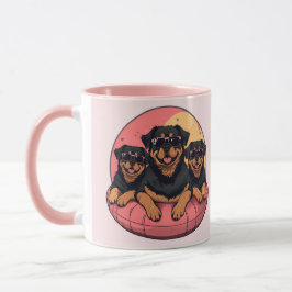 Caneca Rottweiler Dogs Summer Piscinas Floties