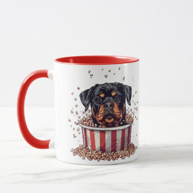 Caneca Rottweiler Filme de Cachorro Pipoca (Esquerda)