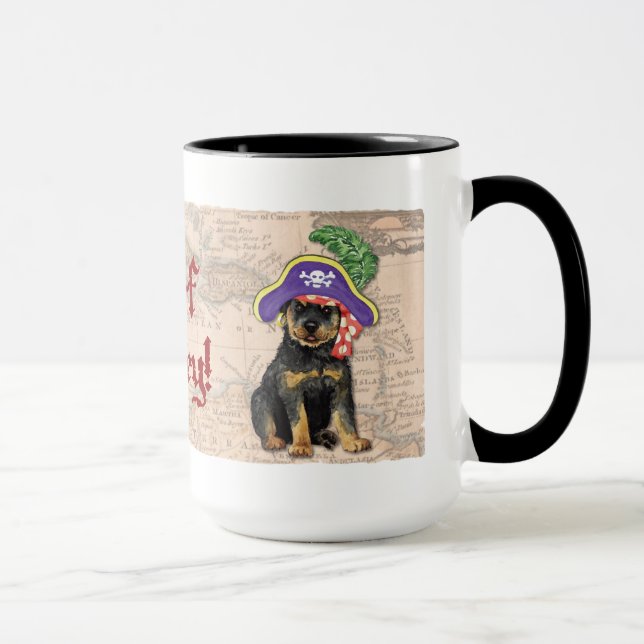 Caneca Rottweiler Pirate (Direita)