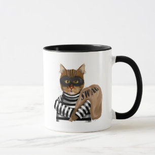 Caneca Rótulo de Gato