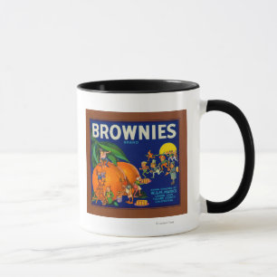 Caneca Rótulo de Taxa de Citros da Marca Brownies