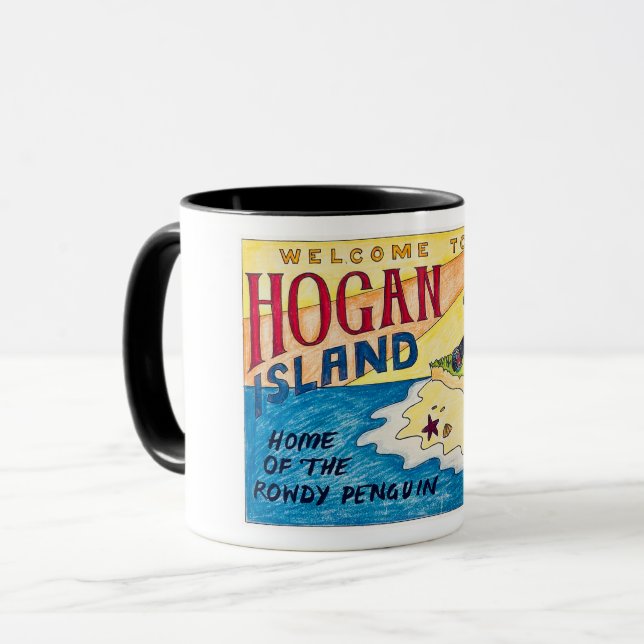 Caneca Rowdy Penguin Mug (Frente Esquerda)