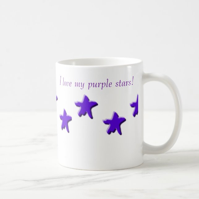 Caneca roxa da estrela (Direita)